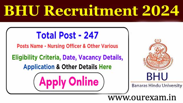 BHU Nursing Officer and Other Post Recruitment 2023
